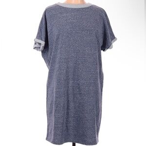 She + Sky Blue/Gray T shirt Casual Mini Dress - Size M
